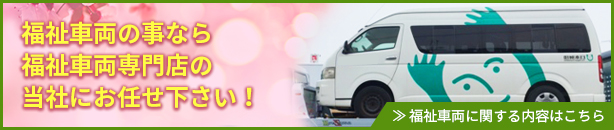 福祉車両の事なら鹿児島市の福祉車両専門店の当社にお任せ下さい！